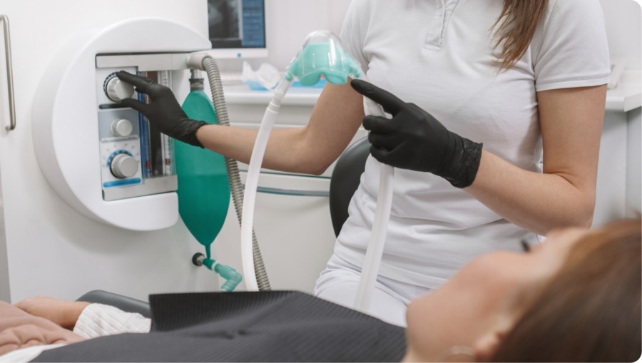 Demonstration of dental equipment image