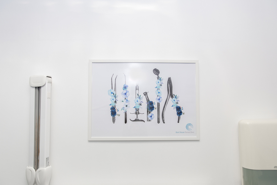 Art work on wall in practice image